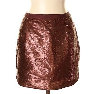 J. Crew Sequined Mini Skirt